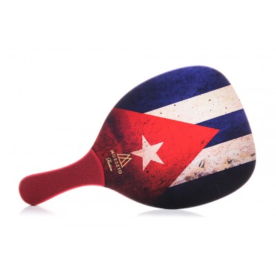 Ρακέτα Παραλίας MORSETO FASHION Cuba Flag με Κόκκινη Ίσια Λαβή