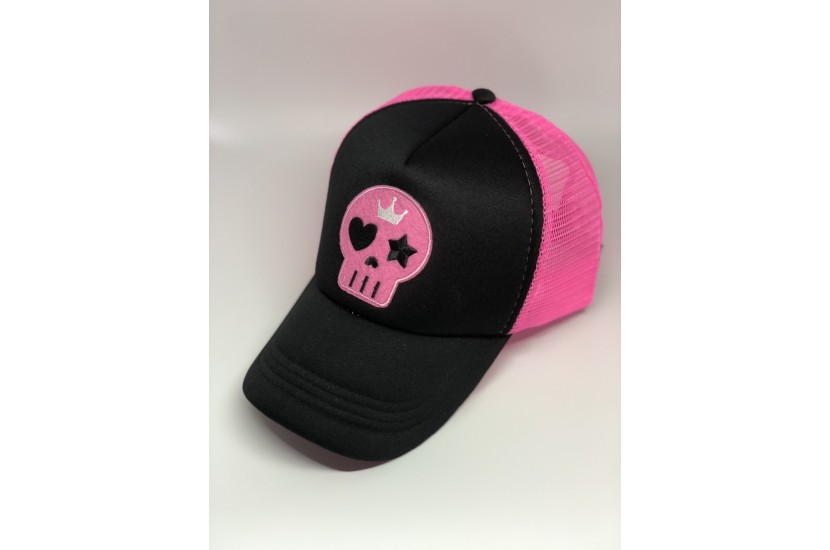 Καπέλο Jockey Pink Skull